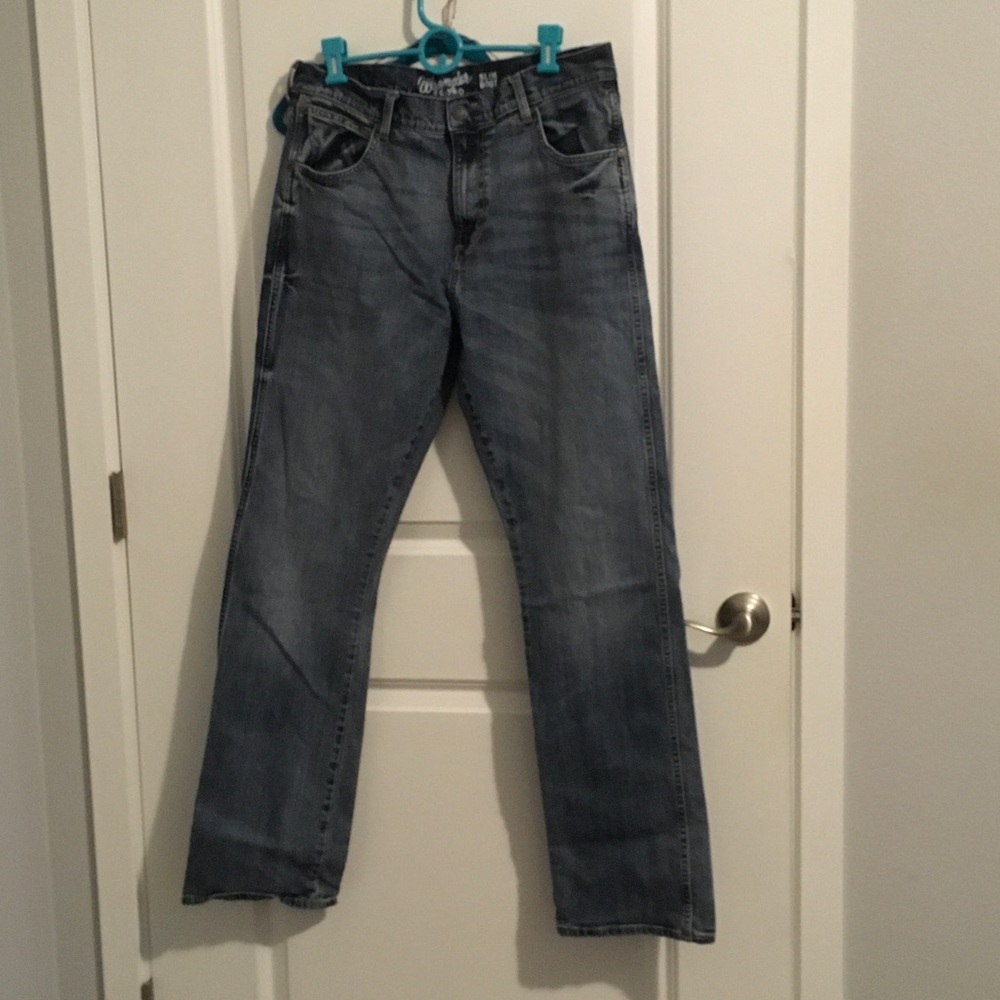 Men's Straight-Leg Blue Jeans
